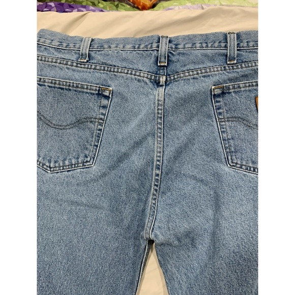 Vintage Carhartt Relaxed Fit Blue Jeans 40x32 B460‎ Workwear Denim USA Made - Picture 6 of 9